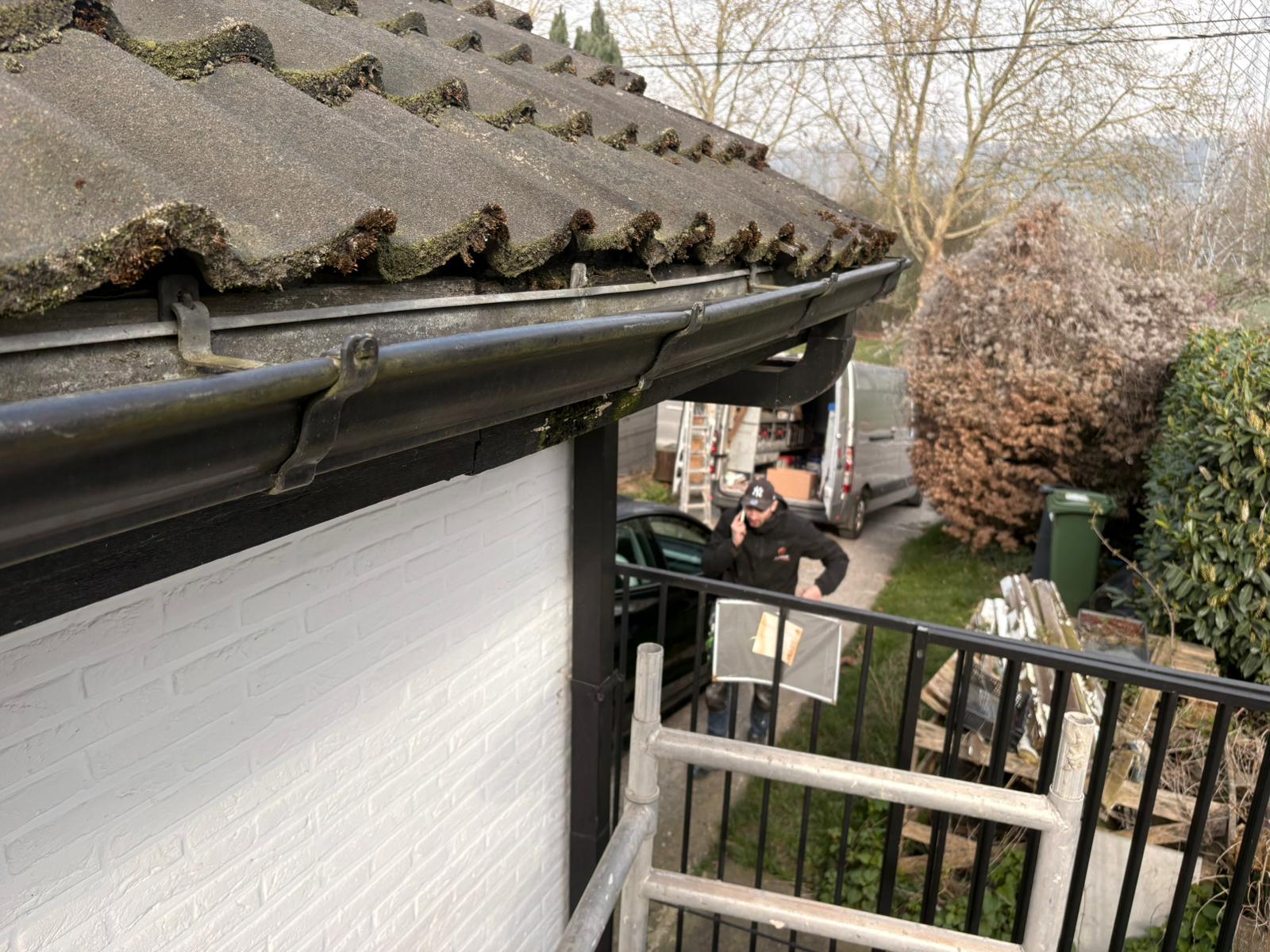 Changement gouttières à Flemalle - pose nouvelles gouttières - TS Pro-Tech